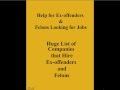 Jobs for Felons: Updated List of companies that hire ex-offenders and felons